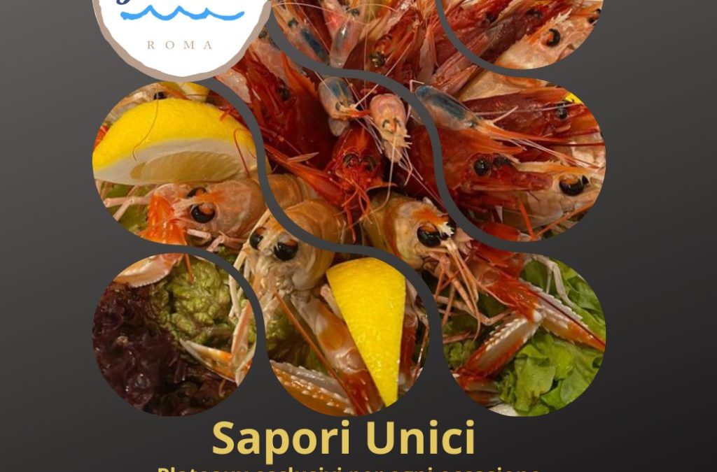 Plateux di pesce freschissimo